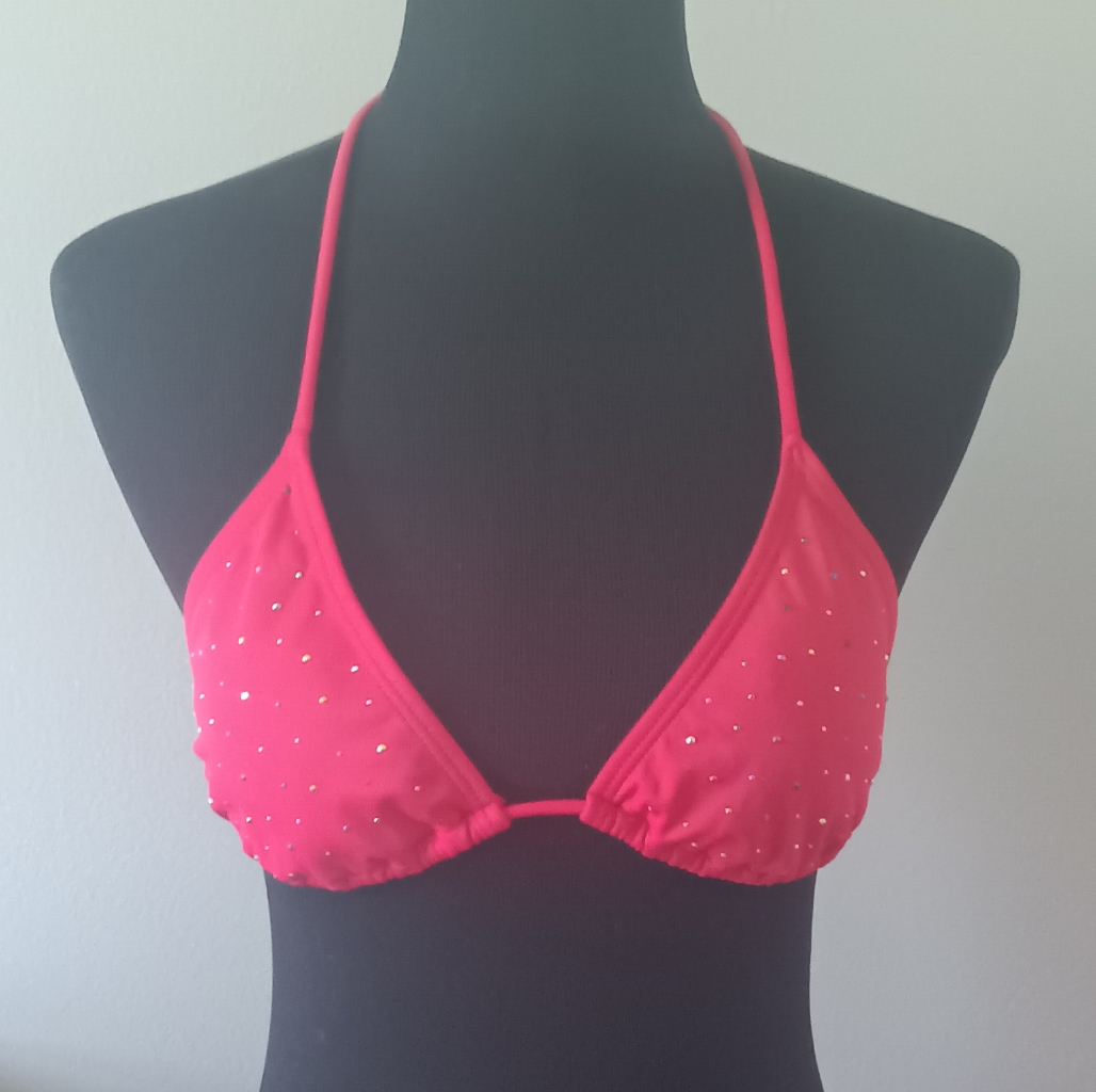Red String Bikini Top